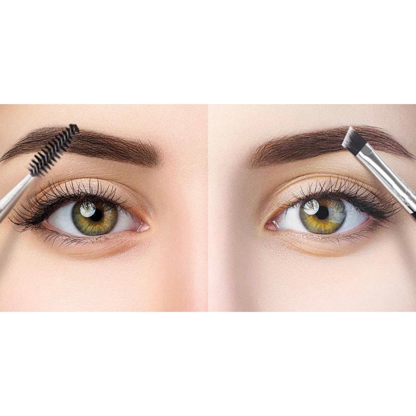 Double Ended Eyebrow and Mascara Makeup Brush
