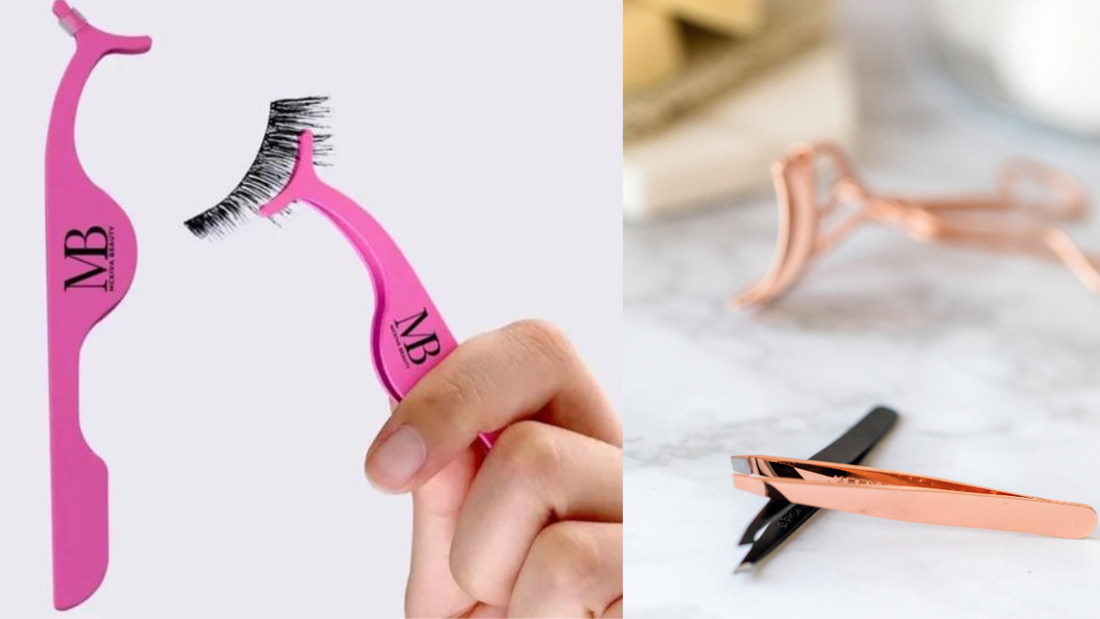 Eyelash Applicator and tweezers 